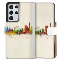 Sideflip Fodral med flap vit