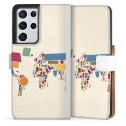 Sideflip Fodral med flap vit