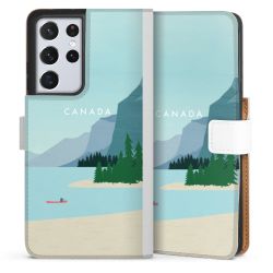 Sideflip Fodral med flap vit