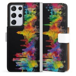 Sideflip Fodral med flap vit