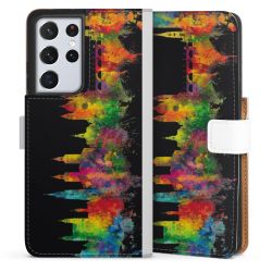 Sideflip Fodral med flap vit