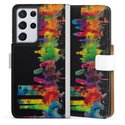 Sideflip Fodral med flap vit