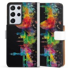 Sideflip Fodral med flap vit