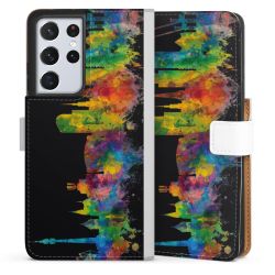 Sideflip Fodral med flap vit