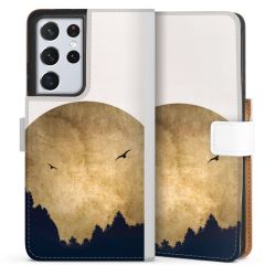 Twee vogels en de maan