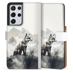 Sideflip Fodral med flap vit