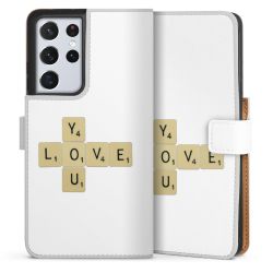 Sideflip Fodral med flap vit