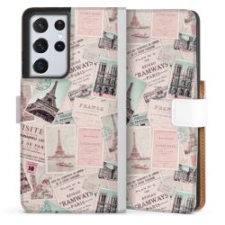 Sideflip Fodral med flap vit