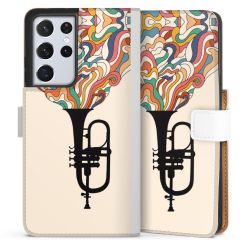 Sideflip Fodral med flap vit