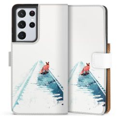 Sideflip Fodral med flap vit