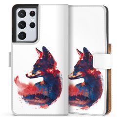 Sideflip Fodral med flap vit