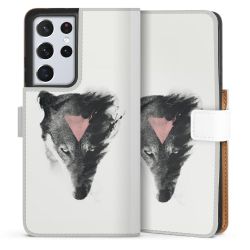 Sideflip Fodral med flap vit