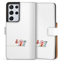 Sideflip Fodral med flap vit