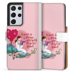 Sideflip Fodral med flap vit