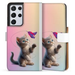 Sideflip Fodral med flap vit