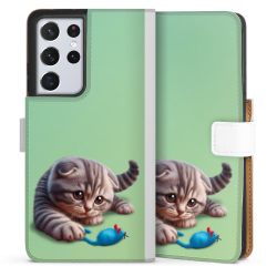 Sideflip Fodral med flap vit