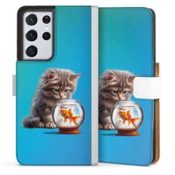 Sideflip Fodral med flap vit