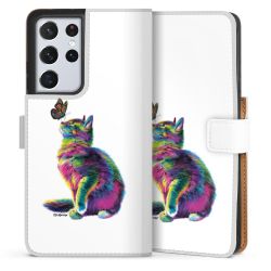 Sideflip Fodral med flap vit