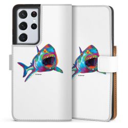 Sideflip Fodral med flap vit