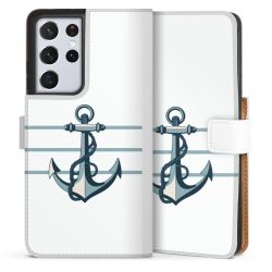 Sideflip Fodral med flap vit