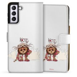 Sideflip Fodral med flap vit