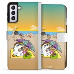 Sideflip mit Lasche weiß