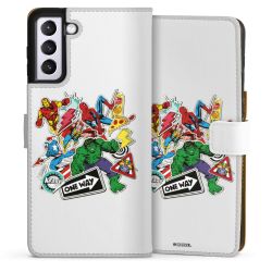 Sideflip Fodral med flap vit