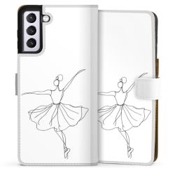 Sideflip Fodral med flap vit