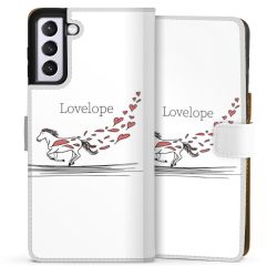 Sideflip Fodral med flap vit