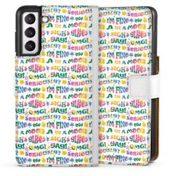 Sideflip Fodral med flap vit