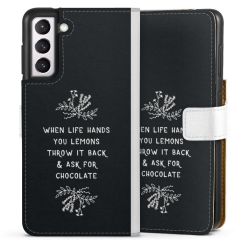 Sideflip Fodral med flap vit