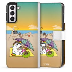 Sideflip mit Lasche weiß