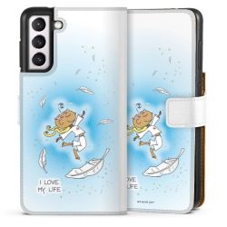 Sideflip mit Lasche weiß