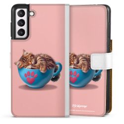 Sideflip Fodral med flap vit