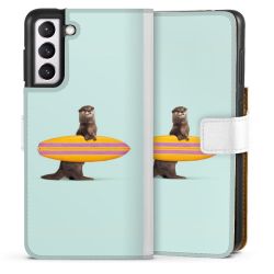 Sideflip Fodral med flap vit