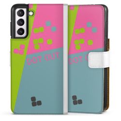 Sideflip Fodral med flap vit