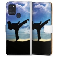 Sideflip Fodral med flap vit