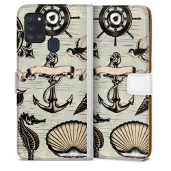 Sideflip Fodral med flap vit