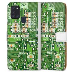 Sideflip mit Lasche weiß