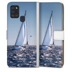 Sideflip Fodral med flap vit