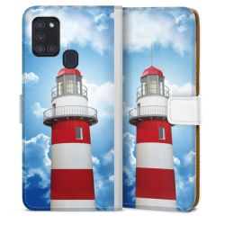 Sideflip mit Lasche weiß