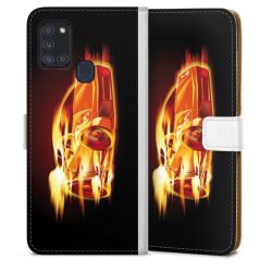 Sideflip mit Lasche weiß