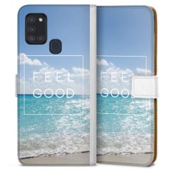 Sideflip mit Lasche weiß