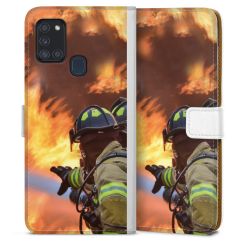 Sideflip Fodral med flap vit