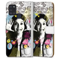 Sideflip mit Lasche weiß