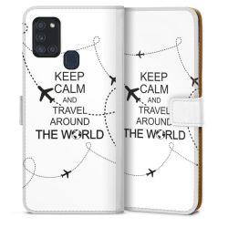 Sideflip Fodral med flap vit