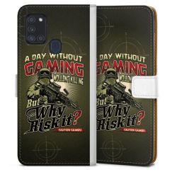 Sideflip mit Lasche weiß