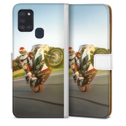 Sideflip mit Lasche weiß