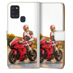 Sideflip mit Lasche weiß