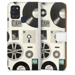 Sideflip mit Lasche weiß